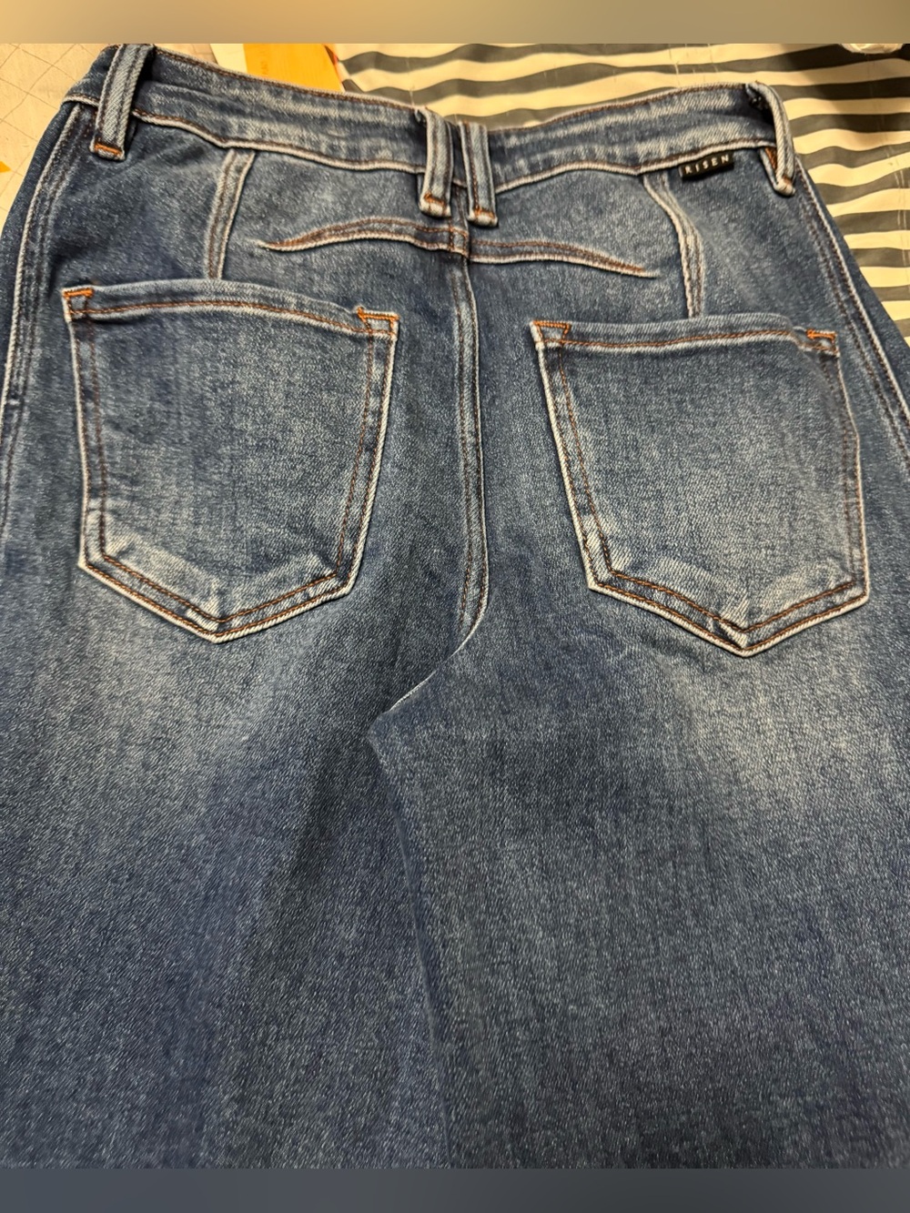Risen Barrell Women's Jeans - Dark Blue - Picture 7 of 9